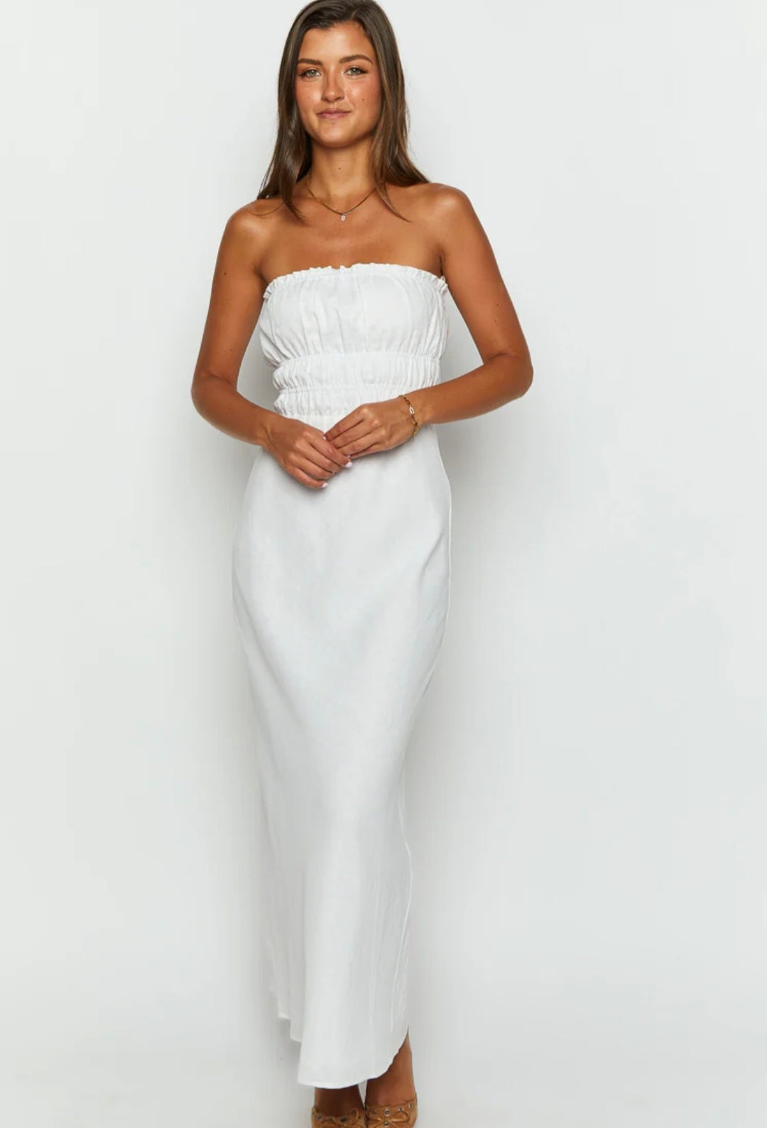 White Cotton Dress | Maxi Dress | Cotton Dress | 100% Organic Cotton | Summer Dress