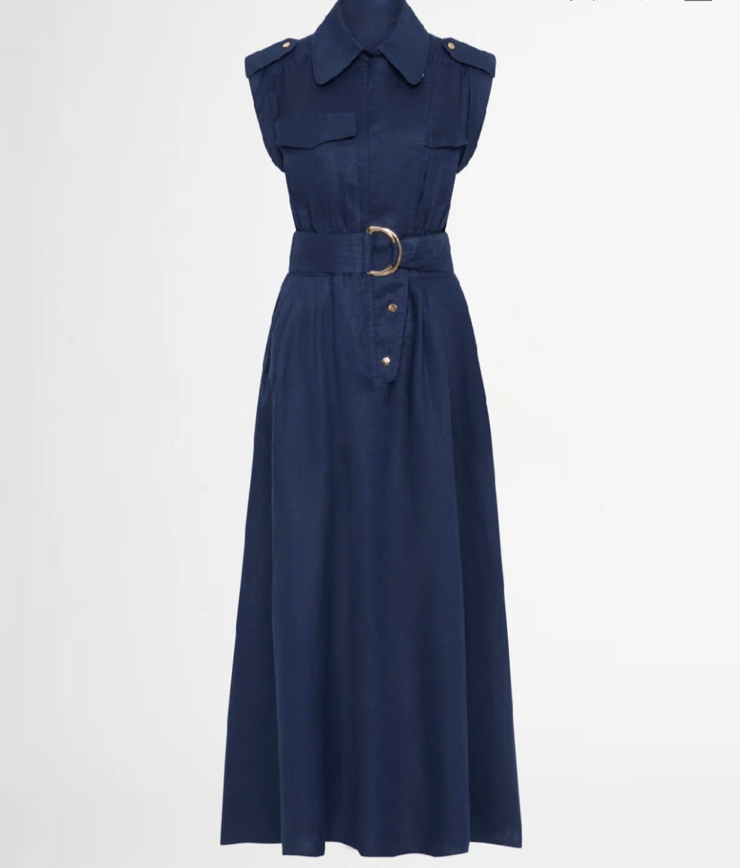 Blue Linen Maxi Dress | Maxi Dress | Linen Dress | Linen Clothing | 100% Organic Linen